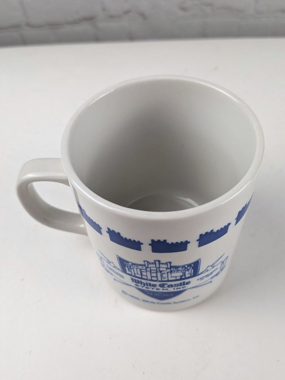Vintage 90s White Castle Ceramic Mug - Picture 4 of 8